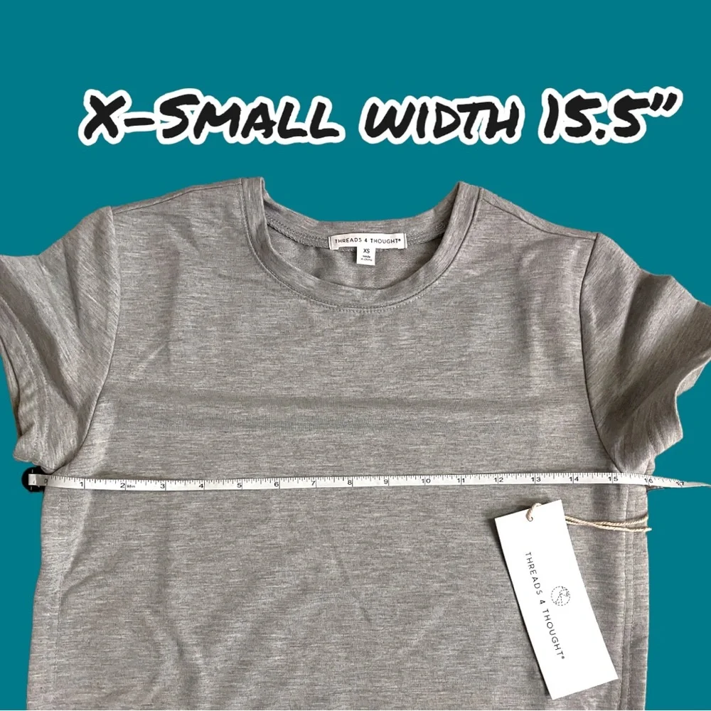✨HOST PICK! ✨NWT Threads4 Thought high-low t-shirt dress in heather grey ♻️🌱✨ - Picture 10 of 12